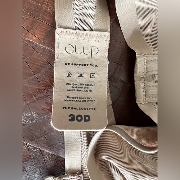 CUUP The BALCONETTE - MESH (Taupe) - Picture 4 of 5